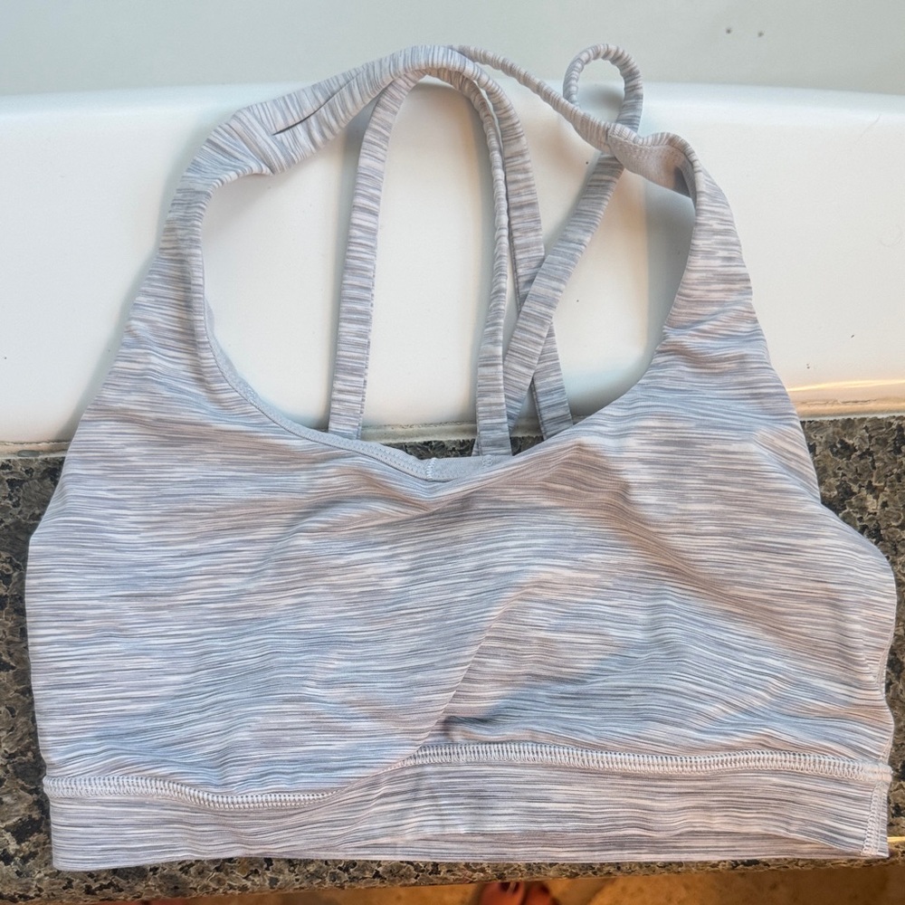 lululemon athletica Light Gray Sports Bra